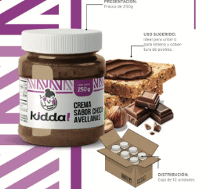 Crema de Chocoavellanas- Kidda!