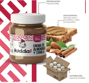 Crema de Almendra y Canela- Kidda!
